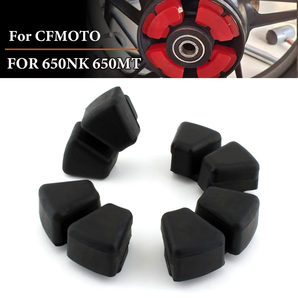 FOR CFMOTO 650NK 650MT 650TR 650GT 450NK Motorcycle Rear Wheel Buffer Rubber Sprocket Seat Block Buffer 650 N450 K MT TR GT