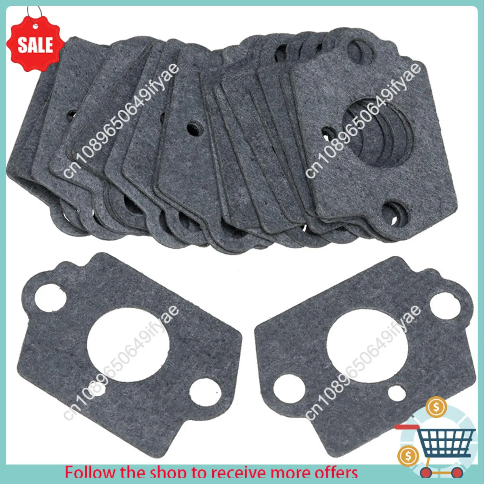 

Y67A-комплект для восстановления карбюратора, шайба для газонокосилки Stihl Craftsman Poulan для Echo Weedeater Zama Walbro, прокладки карбюратора