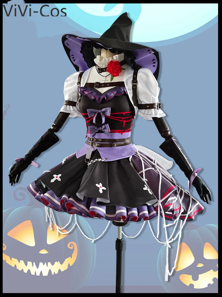 ViVi-Cos Identity V Emma Woods Dress Cosplay Costume Cos Game Anime Party Uniform Hallowen Play Role Clothes Clothing