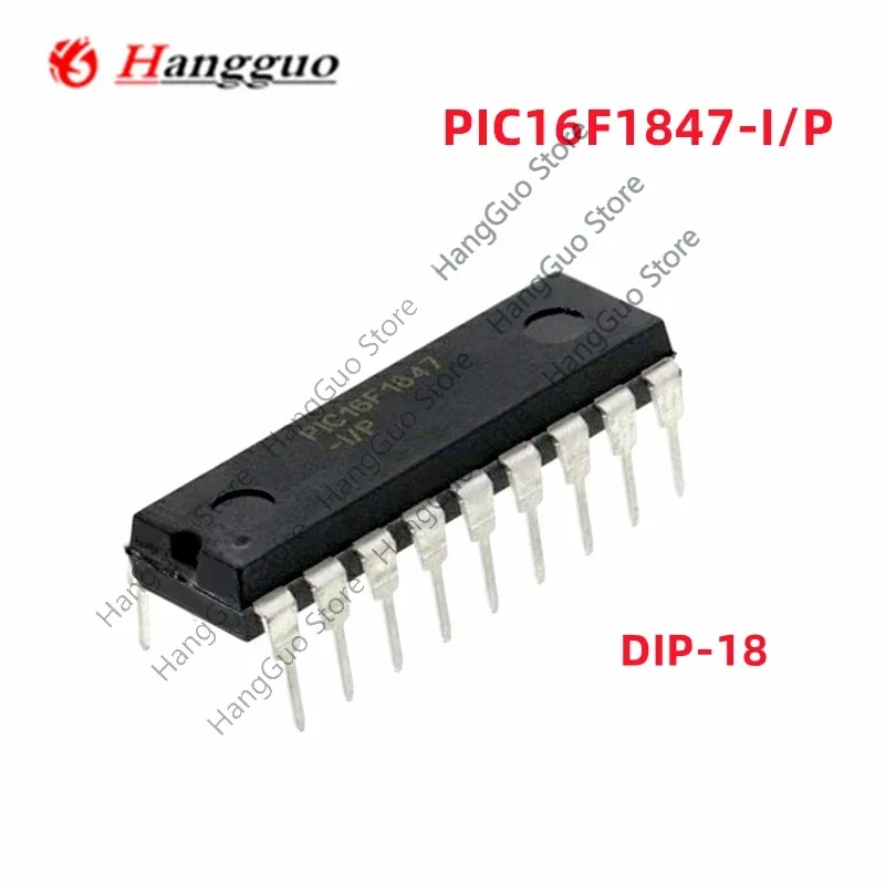 

10 шт./лот, оригинальный PIC16F1847-I/P MCU, 8 бит, 14 КБ, флэш-чип PIC16F1847 DIP-18, лучшее качество