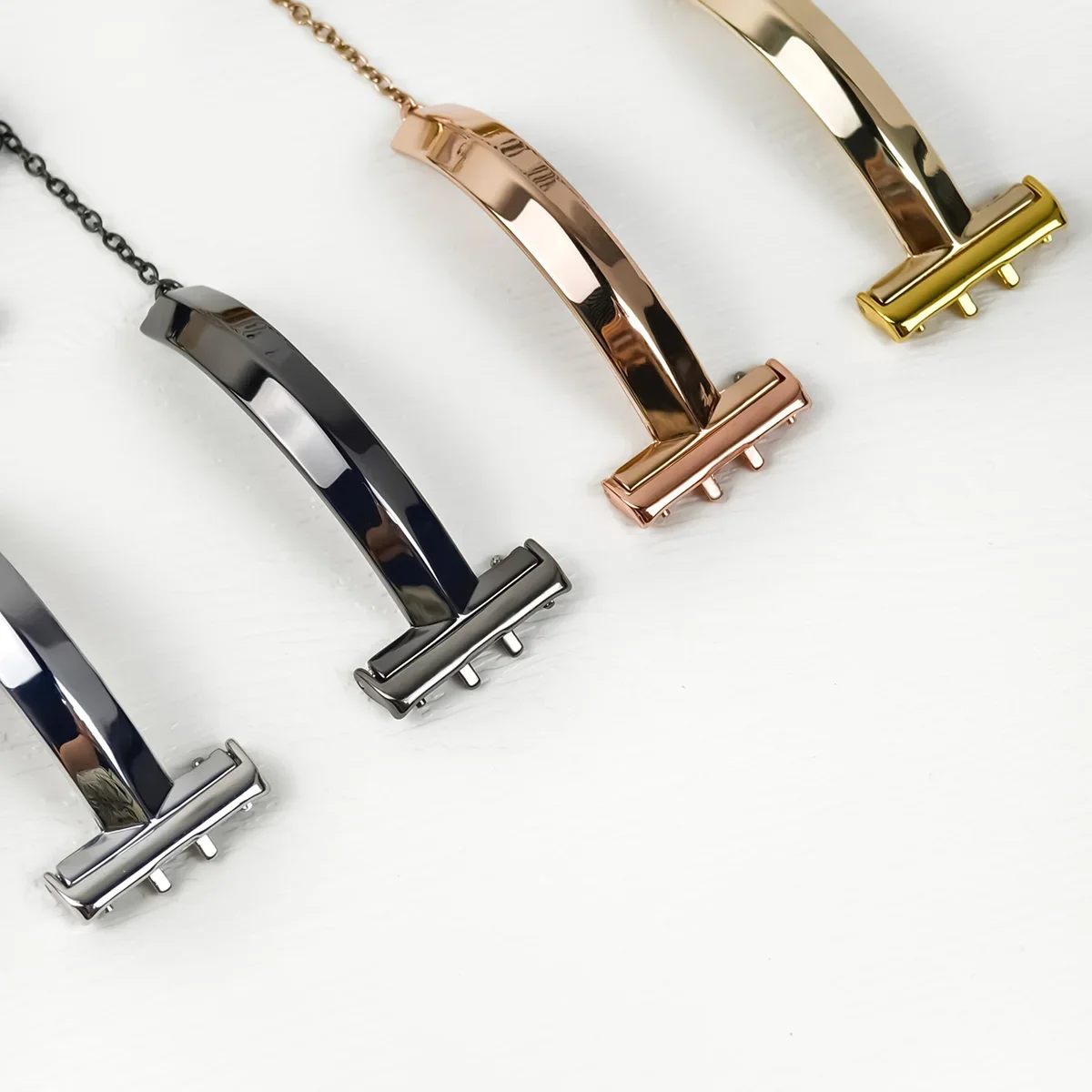 حزام جديد لسوار Samsung Galaxy Fit 3 للسيدات من الفولاذ المقاوم للصدأ المعدني لساعة Galaxy Watch Fit 3 #5