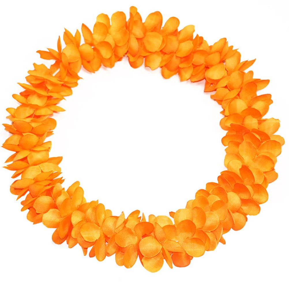 Gafas de piña hawaiana, disfraz divertido de fiesta, conjunto naranja, tocado de guirnalda hawaiana, pulsera, accesorios para fotos, 5 uds.