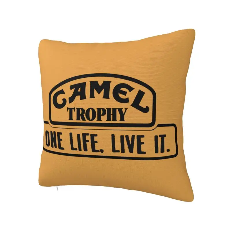 Camel Trophy One Life Live It Pillow Case Living Room Decoration Kawaii Cushions for Sofa Square Pillowcase