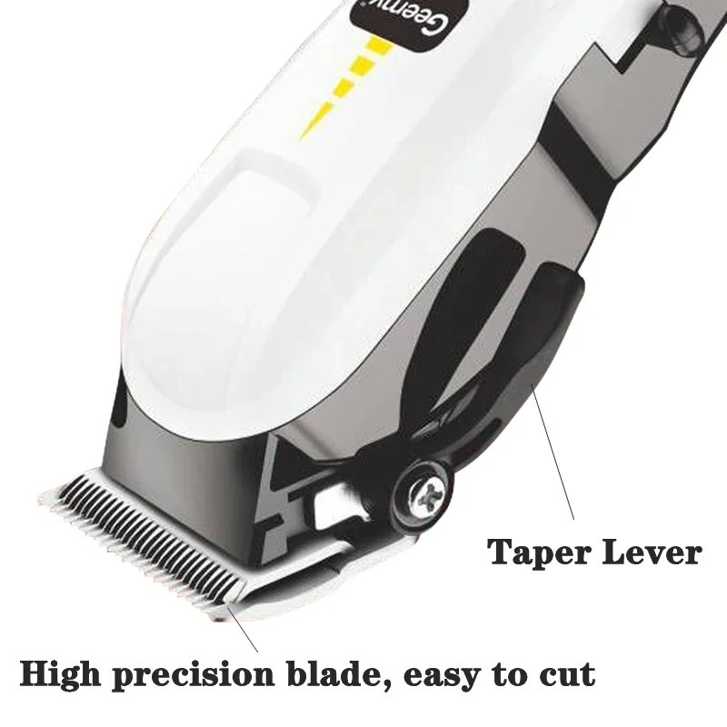 Cordless Professional Barber Hair Clipper for Men - Rechargeable Electric Hair Trimmer & Cutting Machine