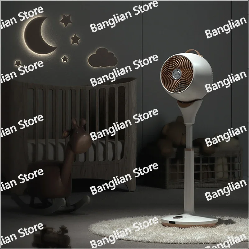 Air Circulation Fan, Vertical Electric Fan, Floor To Ceiling Household, Silent Shaking Head Bedroom