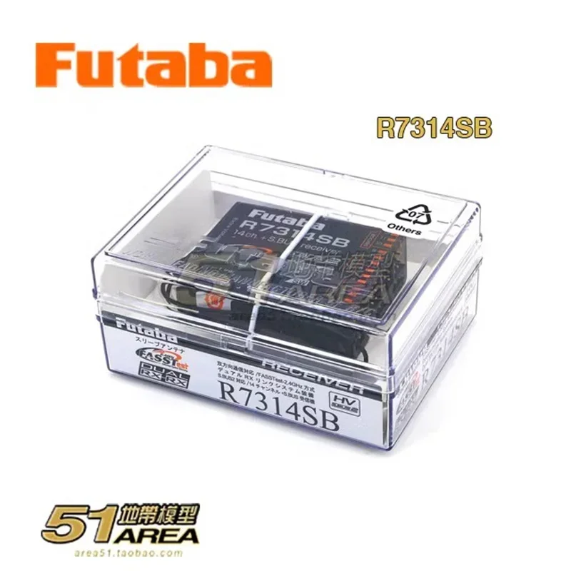 

FUTABA R7314SB 2,4G антенный приемник с высоким коэффициентом усиления FASSTSest 7114, обновленная версия для вертолета, радиоуправляемые гоночные автомобильные детали