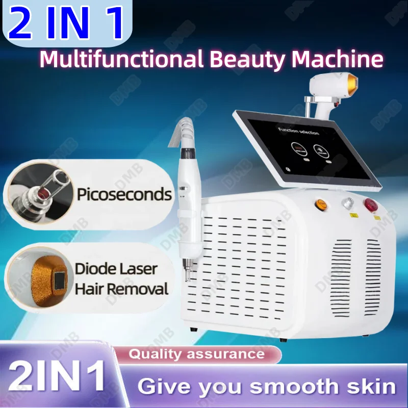 

Diode Laser Hair Permanent Removal Picosecond Laser 2 In 1 Best Strong Power Tattoo And Freckle Removal Hair 808Removal Machine