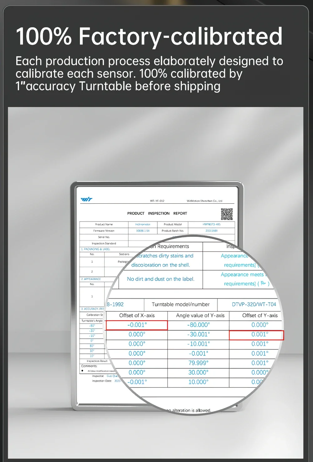 Sensor AHRS IMU 3-Axis giroskop Magetometer, IP68 tahan air 0.001 derajat Sensor Akselerometer