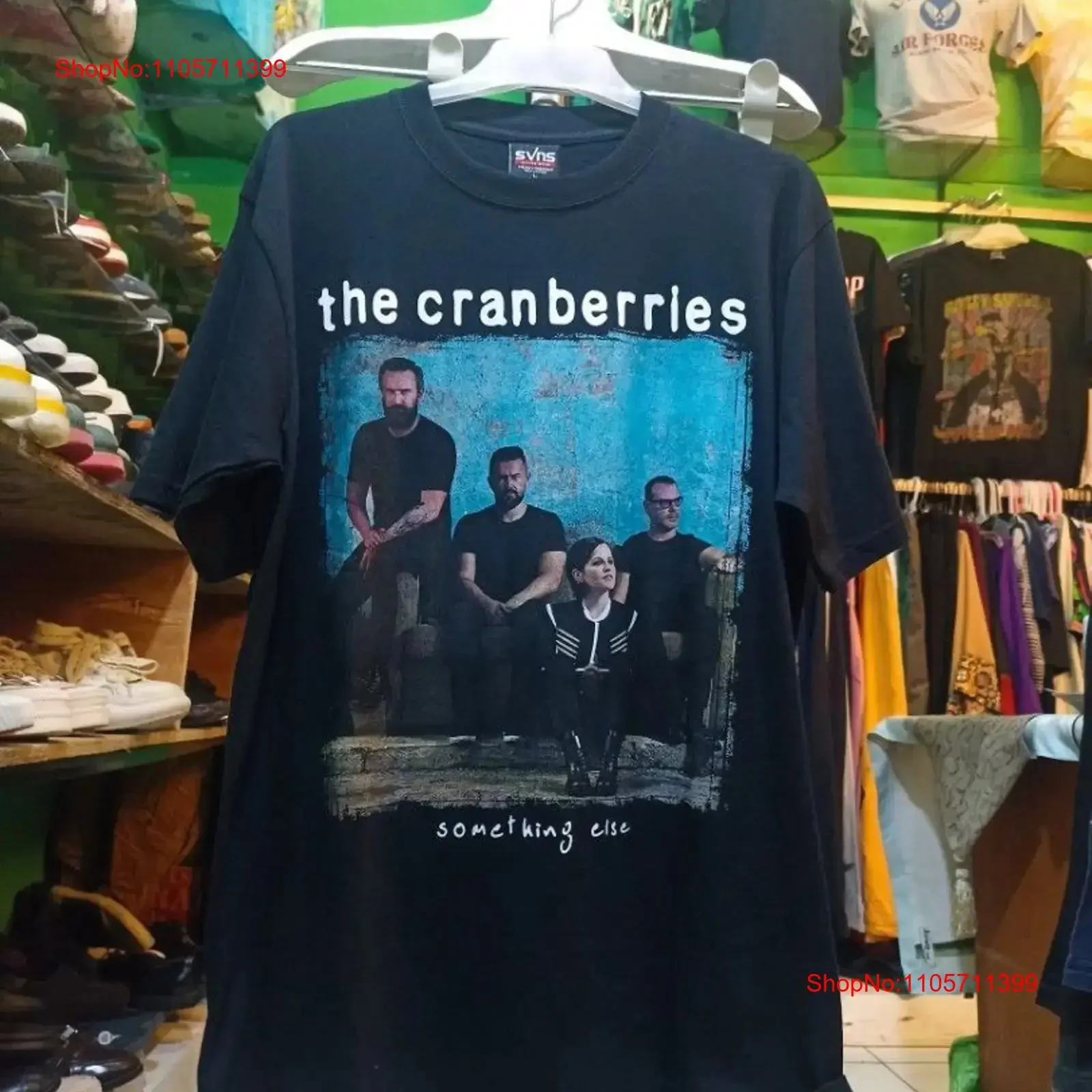 The Cranberries band Something Else Albums black T shirt NH24468 long or short sleeves vintage Washed Stylish Unisex