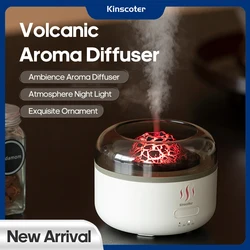 New Volcanic Aroma Diffuser 160ml Essential Oil Scent USB Air Humidifier with Waterless Auto-Off Protection for Home Gift