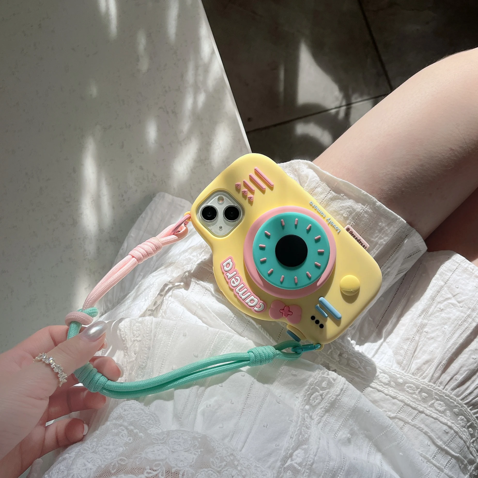3D Cartoon Cute Bracket Camera - Phone Cases For Iphone 13 recension och pris