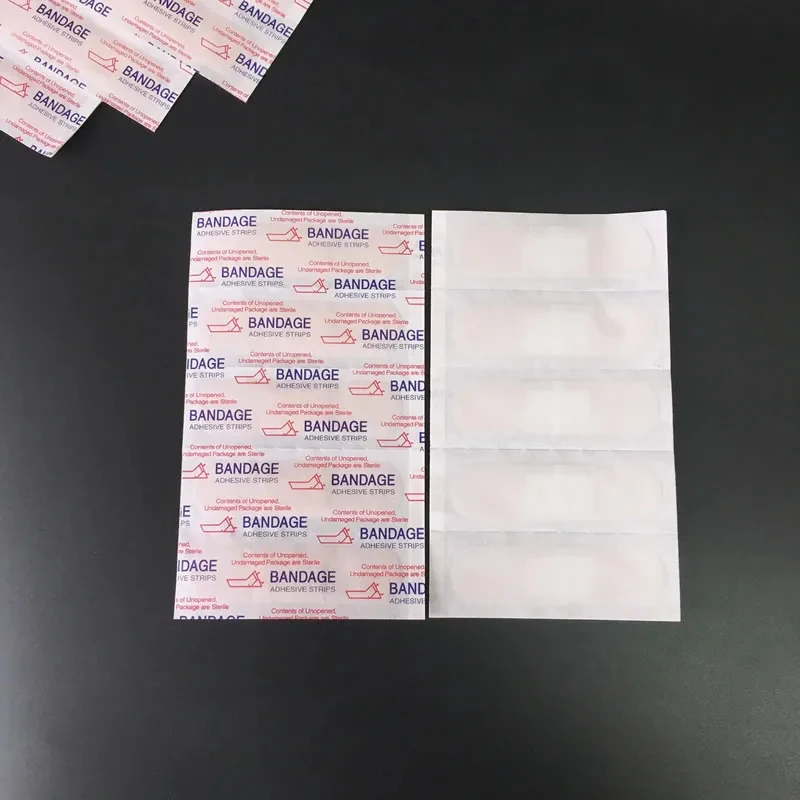 50-500Pcs Waterproof Band-Aid Skin Bandages First Aid Wound Adhesive Plaster Home Travel Outdoor Camp Emergency Kits view 2