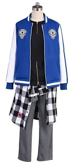 Japanese Voice Actor Division Rap Battle Yamada Nirou Jiro Hypnosis Mic Buster Bros!!! MC.M.B Cosplay Costume Wig Shirt