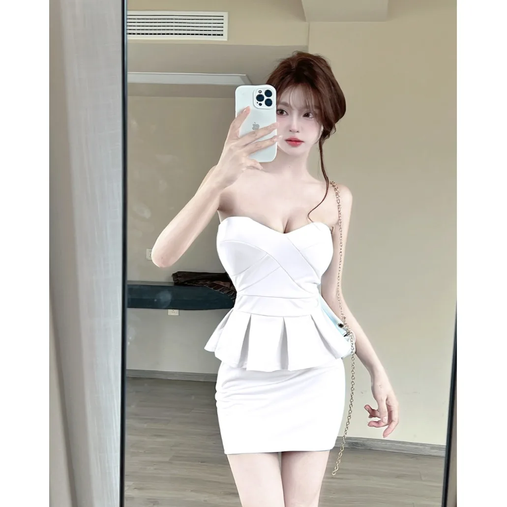 مثير Strapl التفاف حول Bodycon Dr المرأة Svel عالية الخصر الحرير البوليستر الصيف Faion Ele ort تنورة