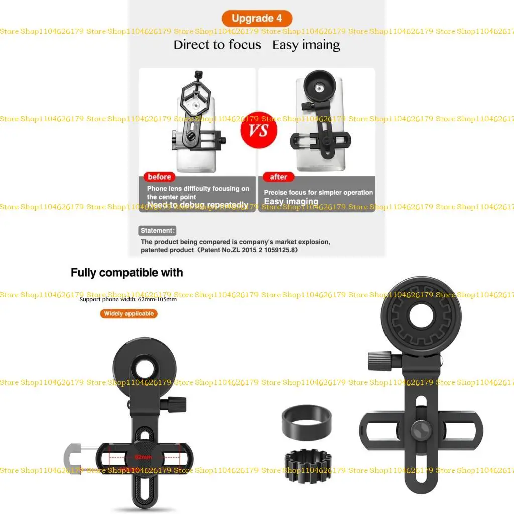 

A1A2 Slip Resistant Phone Adapter Uranological Mount Portables Accessory