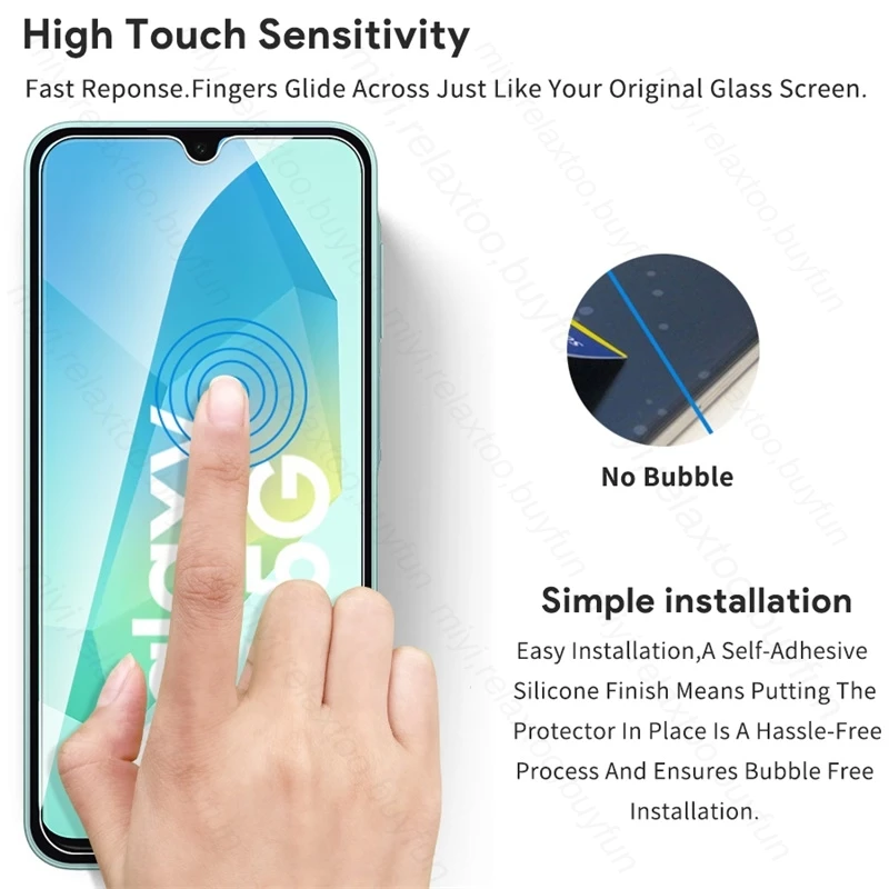 Sumsung A16 5G Custodia 2In1 Obiettivo della fotocamera Protezione schermo per Samsung Galaxy A16 5G 4G Vetro protettivo su SamsungA16 A 16 16A 2024