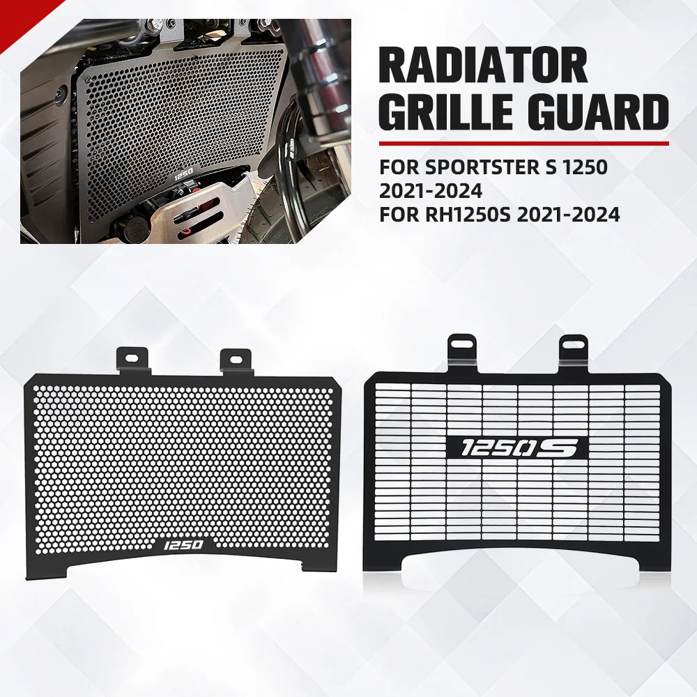 

Motorcycle For Sportster S 1250 RH1250S 2021-2022-2023-2024 Radiator Guard Protector Grille Cooler Cover Water Tank Protection