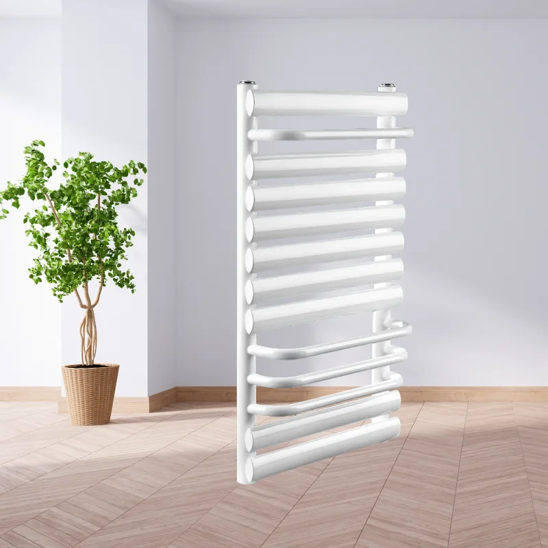 White Wall Mounted Electric Radiator Popular Bathroom Heated Towel Warmer Rack HVAC Systems Part