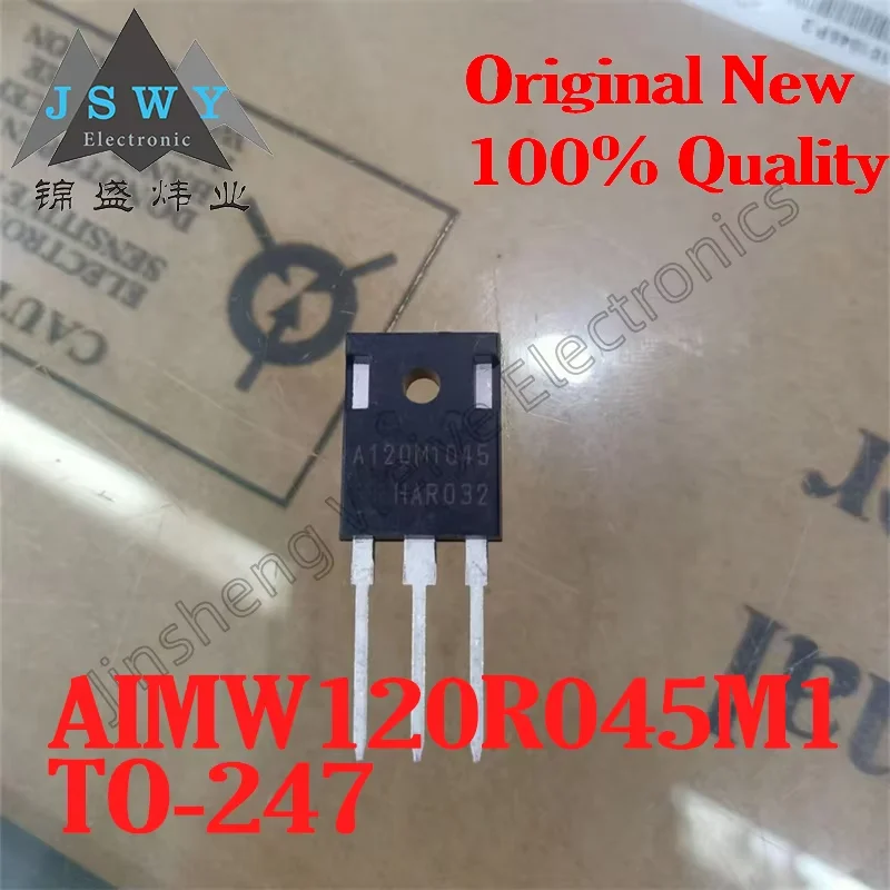 

(5/20 pieces) AIMW120R045M1 A120M1045 TO-247 N Channel 1200V52A 100% New Original Stock Chipset
