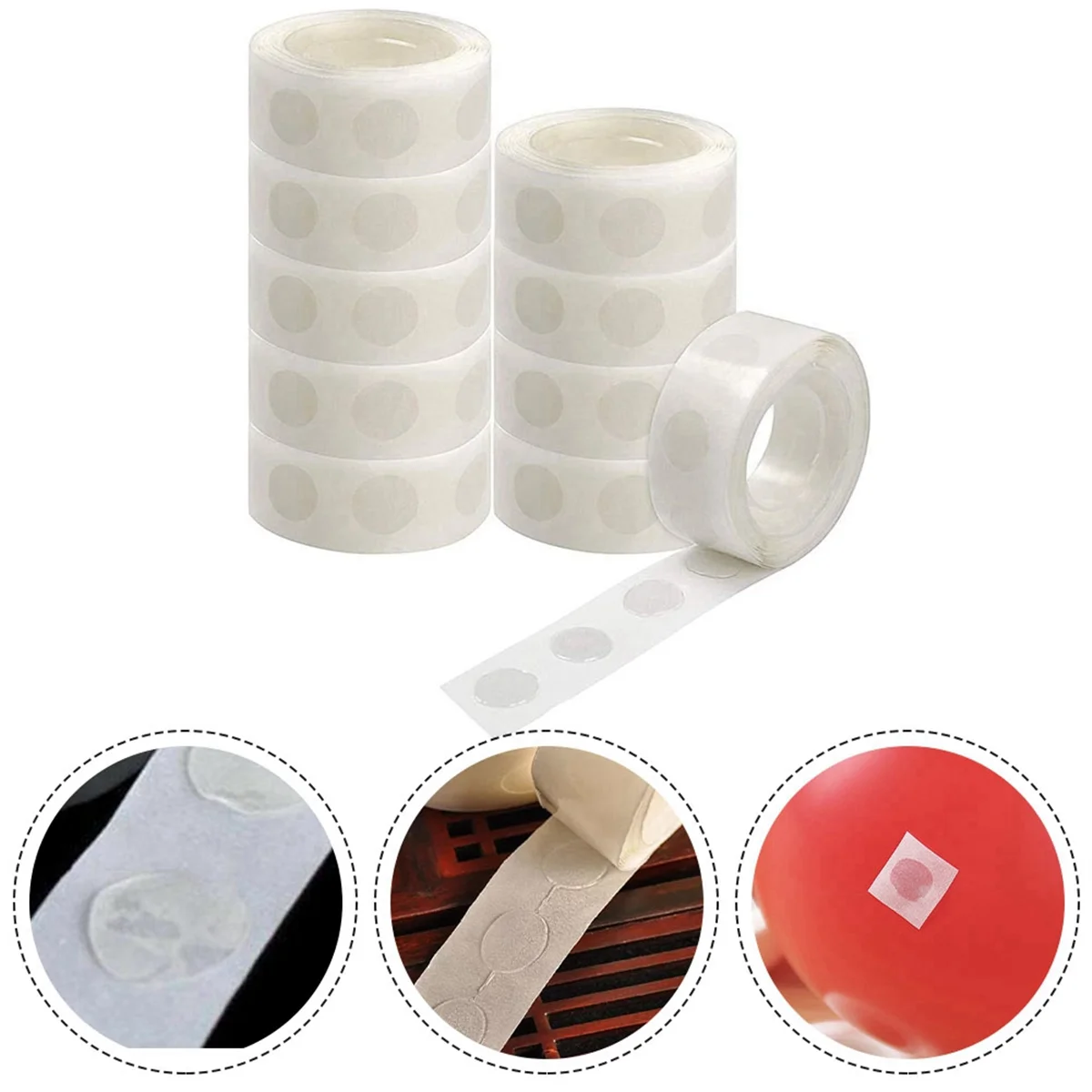 Roll Double-Sided Adhesive Dots-Tape Glue for DIY Craft Wedding Birthday Party Decoration