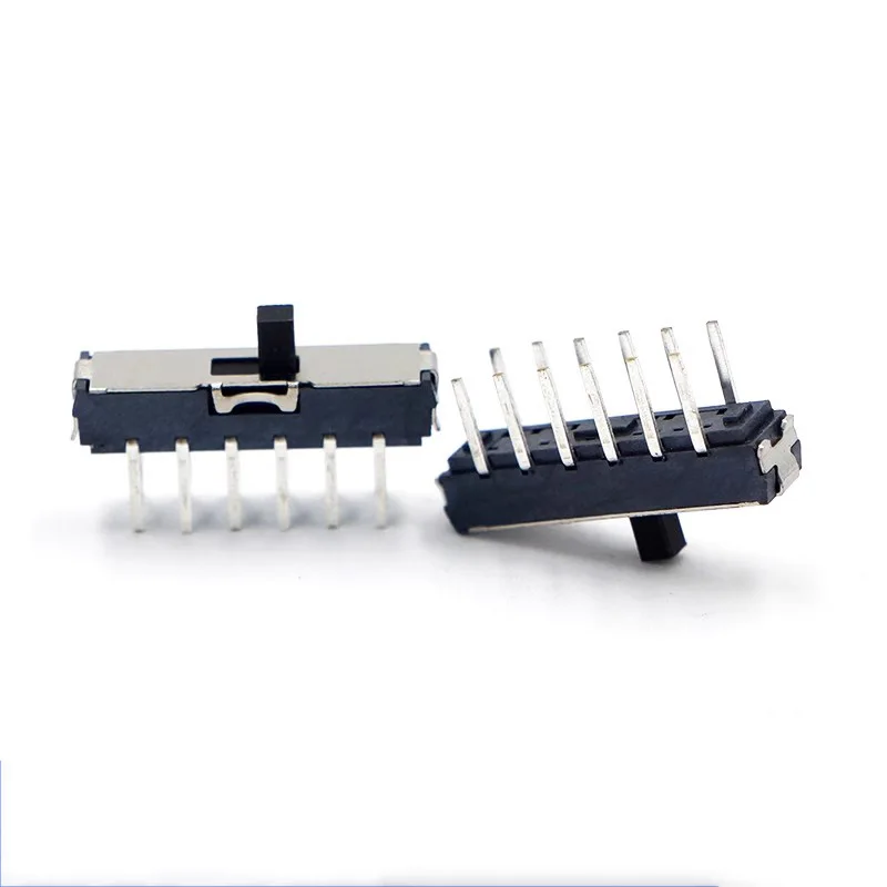 صف مزدوج 12 دبوس 2 سرعة المكونات العمودية في الترس الثاني تبديل لعبة التبديل MSS-42D01 مفتاح تبديل صغير