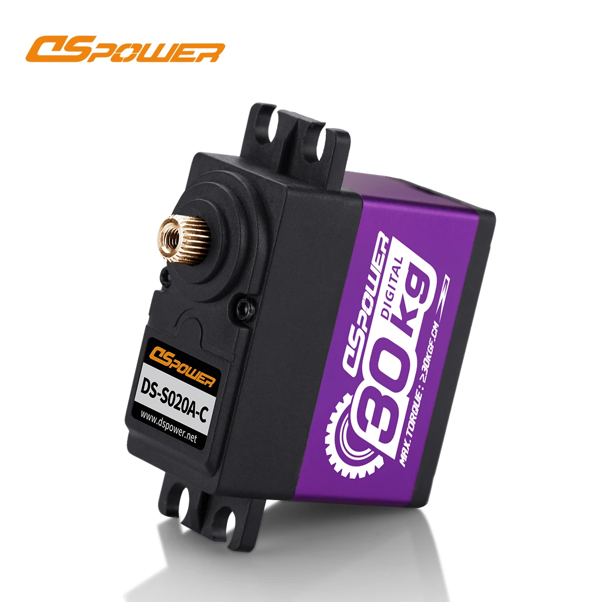 DSpower 30 كجم ميتال جير الرقمية الأرجواني سيرفو نصف الألومنيوم حالة عالية السرعة ل 1/8 1/10 RC سيارة قارب روبوت لعبة بدون طيار الملحقات #4