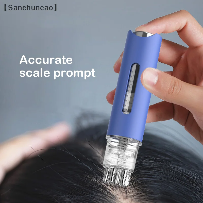 

〔San〕Scalp Applicator Liquid Comb Portable Mini Massage Comb Essential Oil Guiding Massager Anti Hair Loss Scalp Care Tools