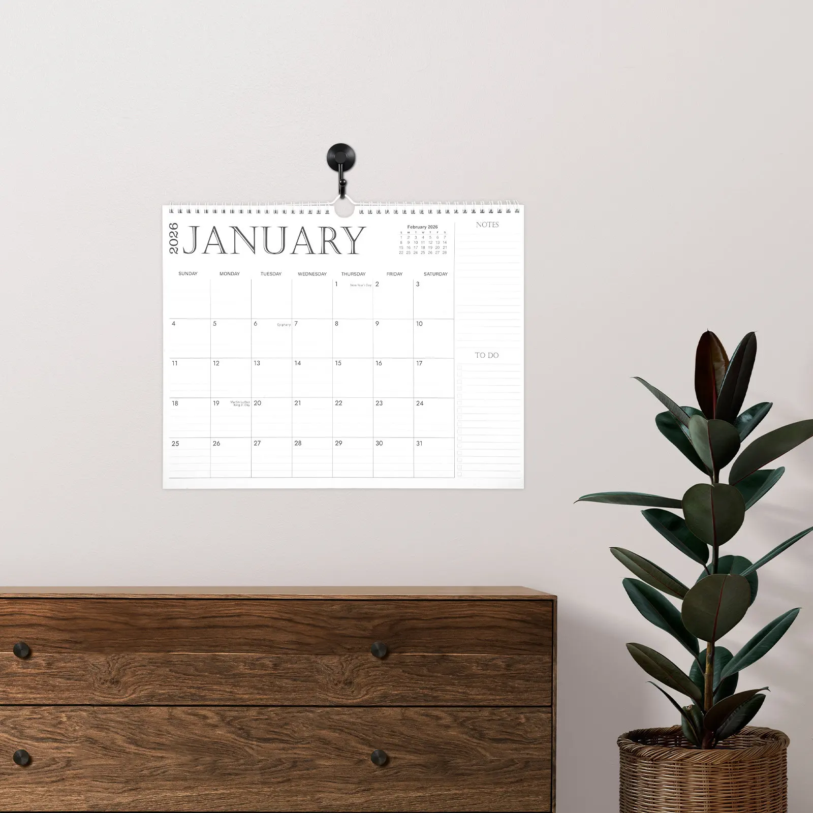 

Ежегодный настенный планировщик на 2026 год, большой ежемесячный календарь (январь 2026 г. - июль 2027 г.), для дома, офиса, школы, на спирали, с датами и праздниками, двойная проволочная переплетка