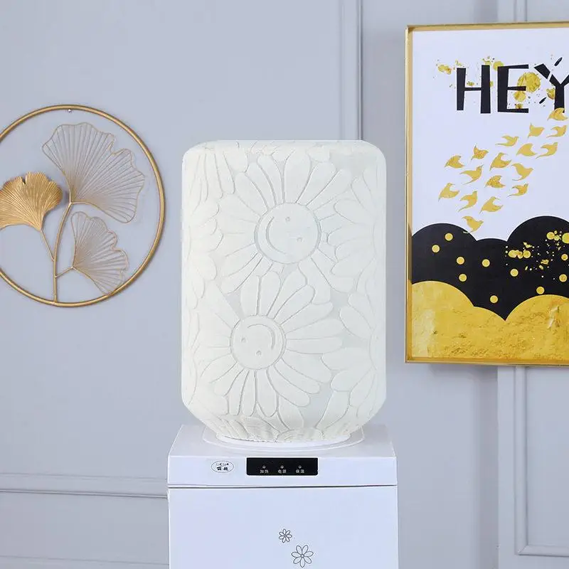 

Простой кружевной пылезащитный чехол для диспенсера воды, чехол для бутыли с чистой водой для гостиной и дома, тканевый пылезащитный чехол