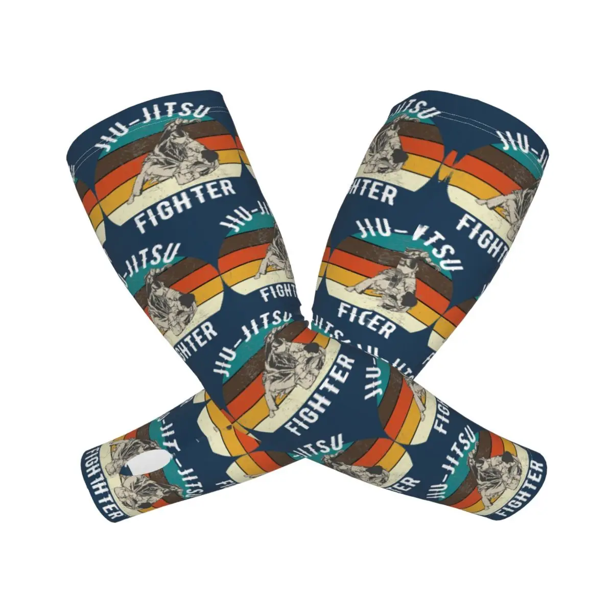 

Рубашки для джиу-джитсу, агрессивные обнимающие уличные рукава, защита от солнца и ультрафиолета, летние рукава из ледяного шелка, велосипедные татуировки