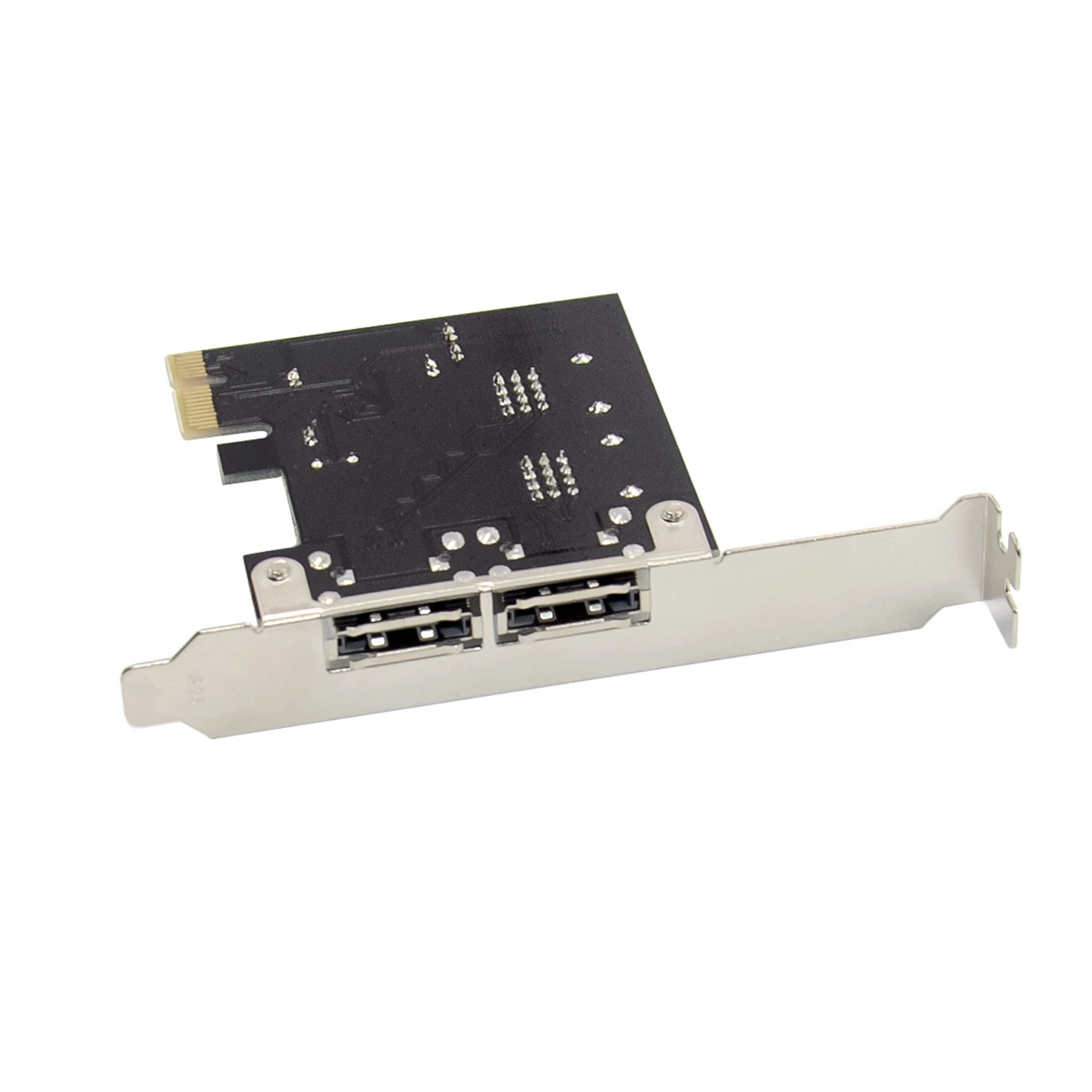 

Новинка! Плата расширения PCIE ESATA SATA III PCI-E к SATA3.0 6 Гбит/с PCI-E Express адаптер ASM1061 Чипсет для ПК