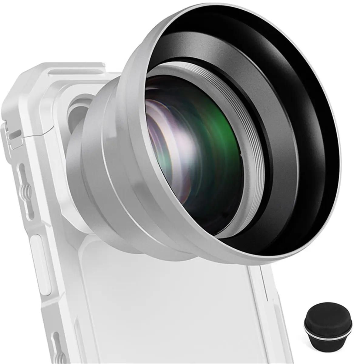 DT89 NEW 65mm HD Telephoto Phone Camera Lens 1.7X Zoom Lens Attachment for 17mm Thread Backplate for Clear Distant Photography