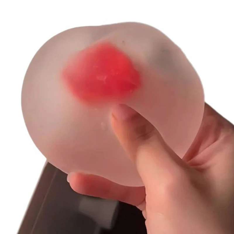 Jouets à presser Mochi aux fraises, 1 pièce, soulage le Stress et le évent, jouet anti-Stress à rebond lent pour amis
