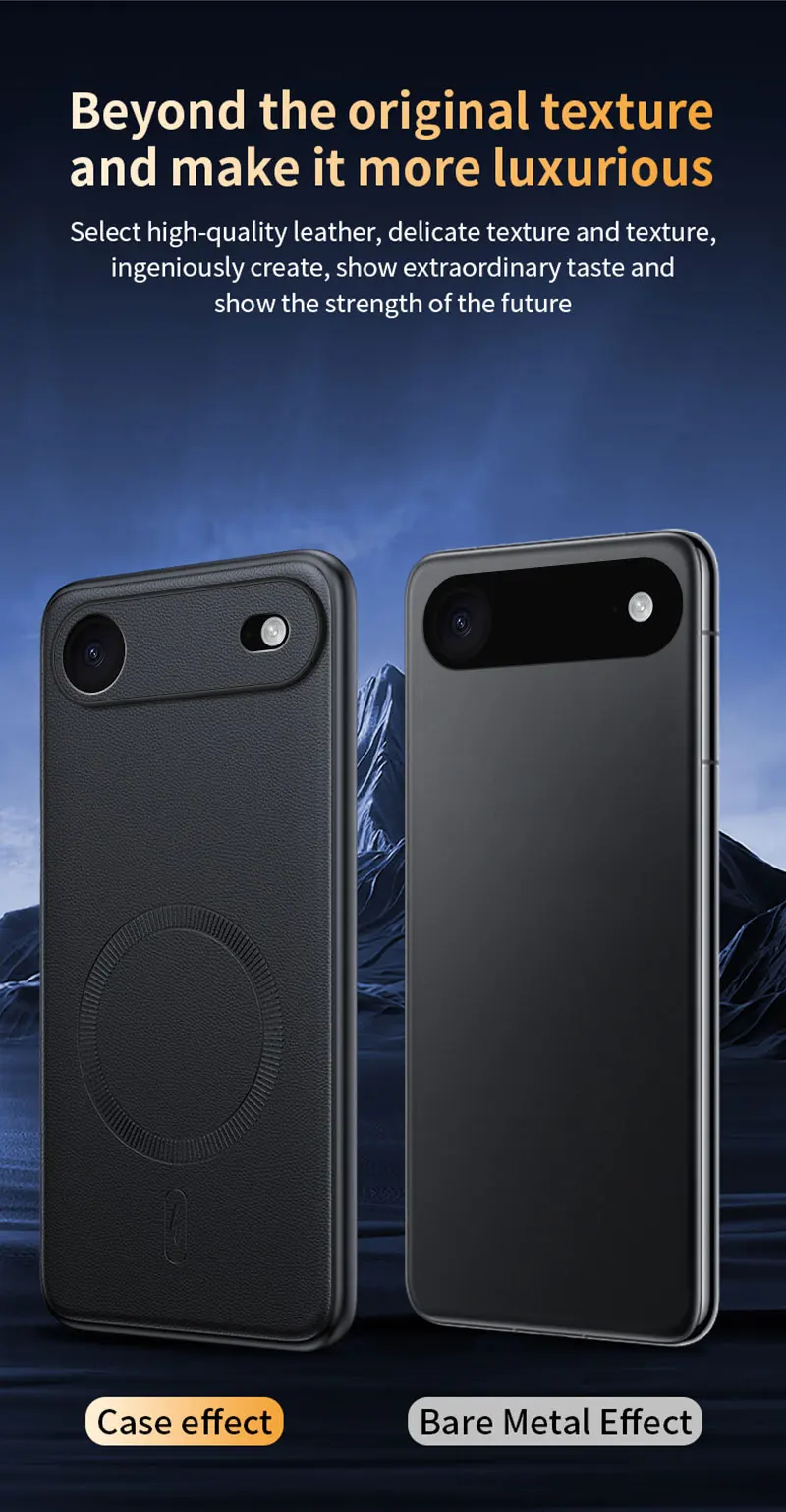 Für iPhone 17 Air Hülle Magnetische Leder-Schutzhülle Für iPhone 17 Air Anti-Fingerabdruck Rutschfest PC+TPU – Detail 11