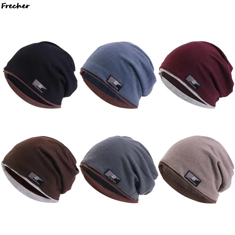 Zimowe luźne kapelusiki dziecięce modne męskie ciepłe czapka beanie luźne nakrycia głowy Hip Hop wiosna ciepły zamsz Casual Gorras