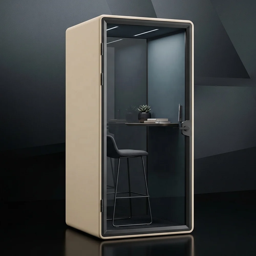 Meeting Tiny Acoustic Booth Indoor Modular Home Privacy Office Cabin Studio Equipment Portable Soundproof Office Pod Phone Booth