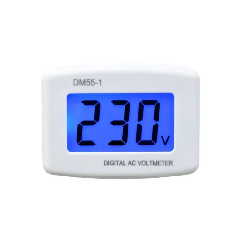 Nieuwe AC 220V Digitale Voltmeter EU US Plug Volt Meter Socket Voltage Tester L110VCD Display Voltage Meter Muur platte Voltage Meter