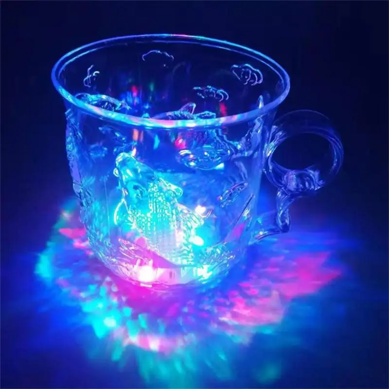 Led Change Cup Ashion Kt Bright Colorful Wine Glass Luminous Pineapple