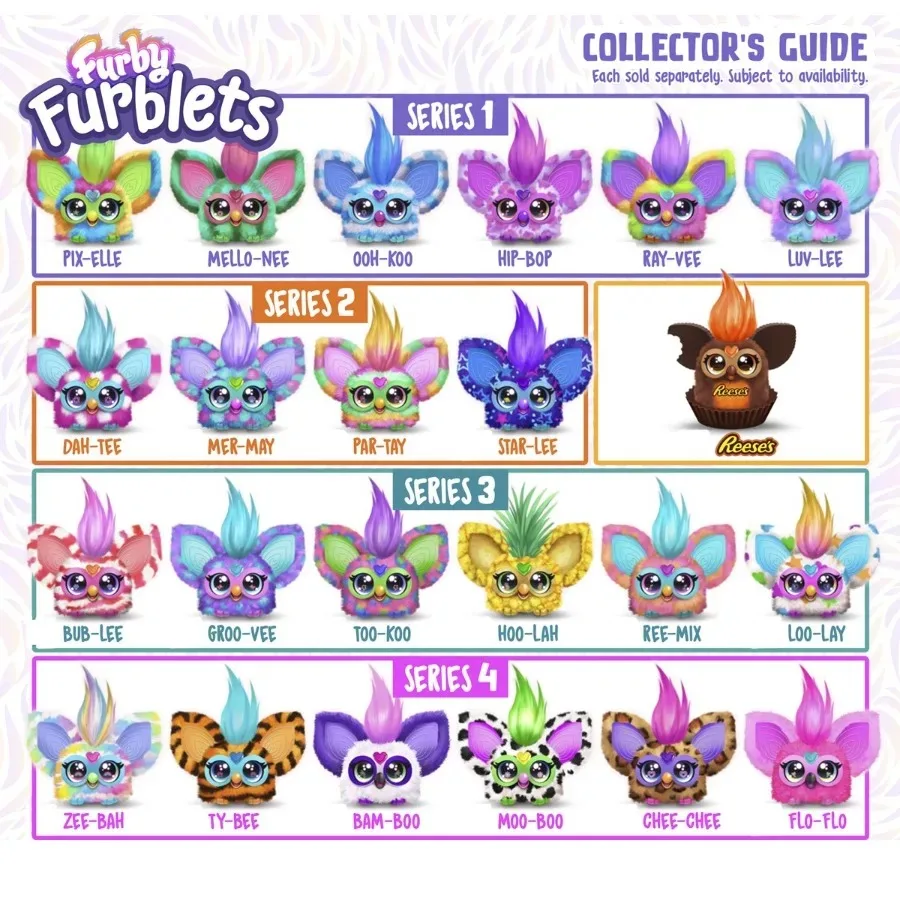 Muñeco electrónico de peluche Kawaii de Hasbro Furby genuino, regalo de cumpleaños de dibujos animados de Anime, juguetes para chico para amigos, niño y niña, Merch de Anime