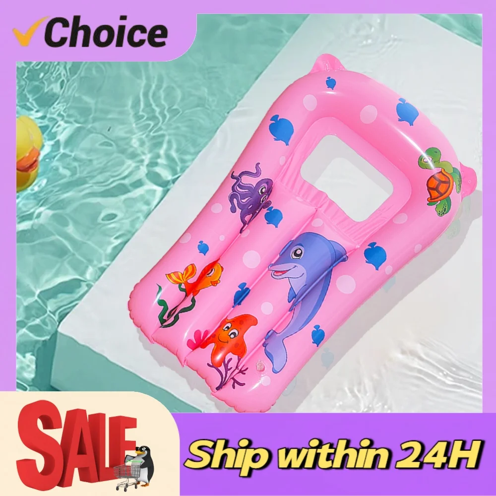 Kids Floating Surfboard Children Water Recliner Thickened Inflatable Floating Row Leakproof Blow Up Lounge Chair for Pool Party
