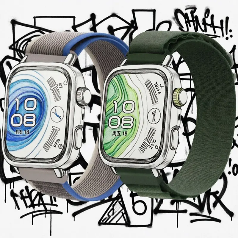 Trail Nylon Strap For Huawei Watch Fit 3 5Pro 4Pro Band Alpine Bracelet For Huawei Watch Fit 5/4/3 Replacement Watch Accessories