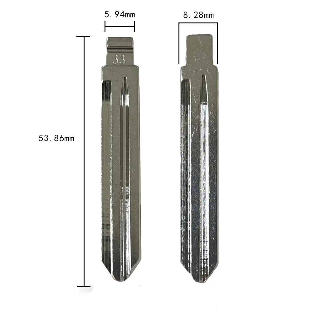 HYN14R 플립 블랭크 키 블레이드, 현대 악센트 HYN14RFH 키 블레이드, KD Keydiy Xhorse VVDI 원격 키 블랭크, 33 # HYN14RFH, 10 개