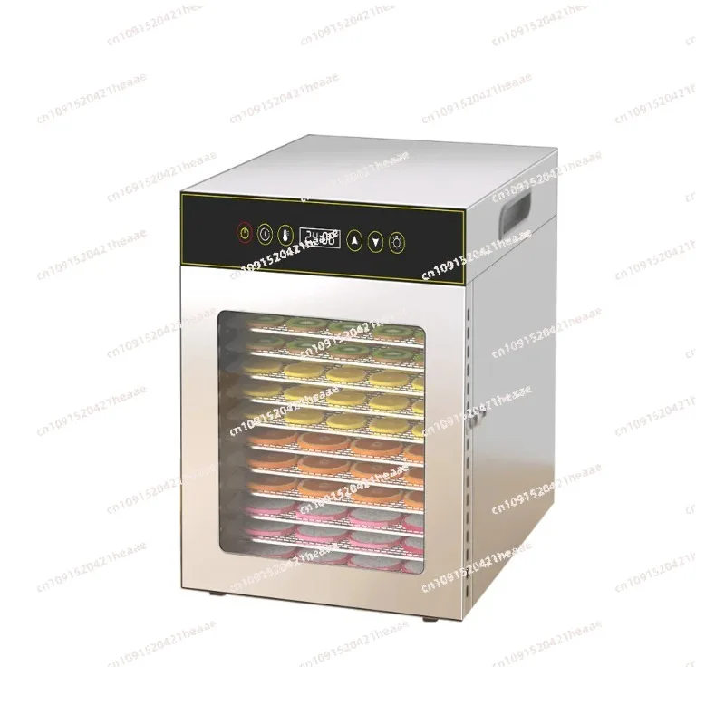 Suitable for Stainless Steel Drying Machine  Fruits/Meat/, Adjustable Timer & Temp12-Tier Commercial & Home Food Dehydrator,