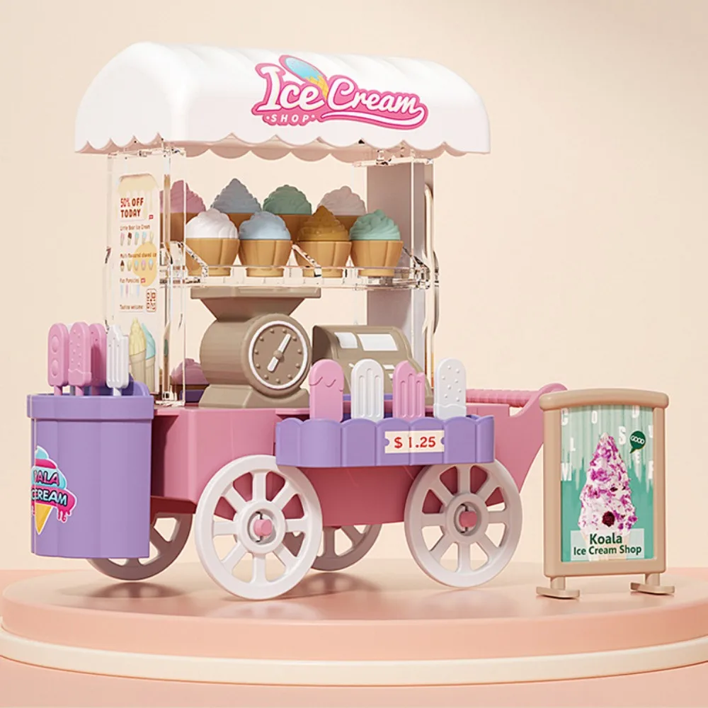 Mini camion de crème glacée pour enfants, support à dessert sucré, jouet de camion de nourriture pour enfants Shoous, bricolage coloré, Mini JXTruck