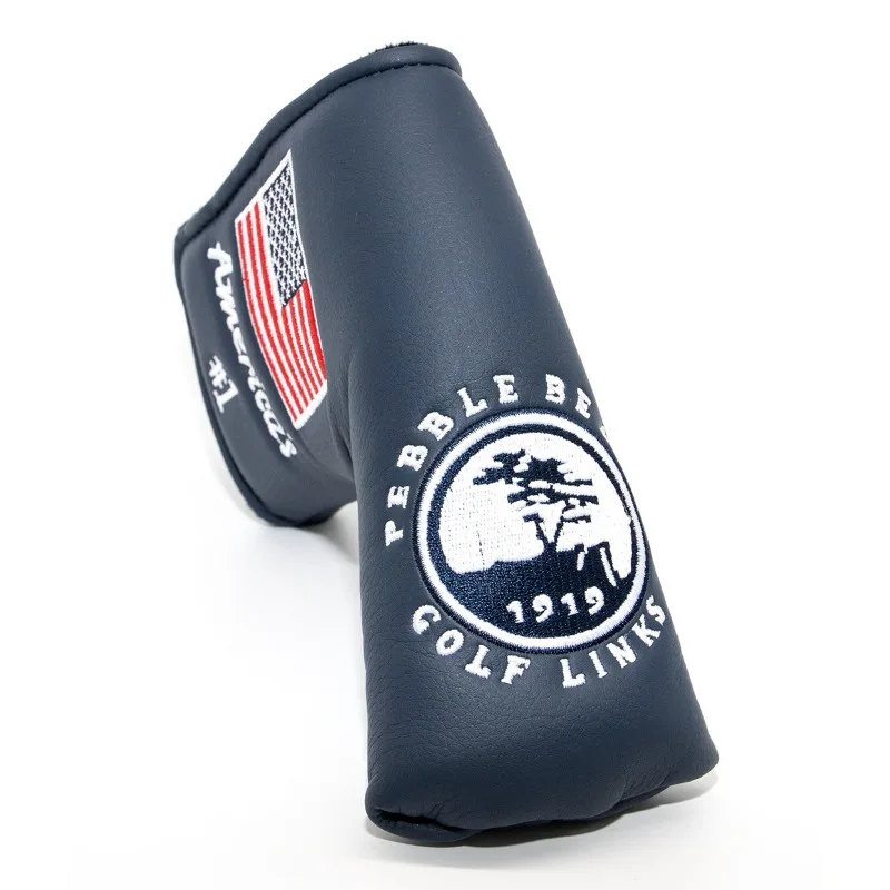 1pc Premium Golf Putter Cover - Durable PU Leather, L-Shaped Design, Fits Most Straight Putters, Protects Clubhead From Damage