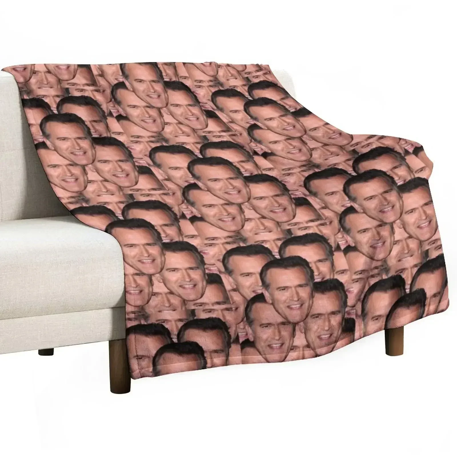 Bruce Campbell Evil Dead Head Shot Throw Blanket christmas decoration Sleeping Bag Designers Blankets