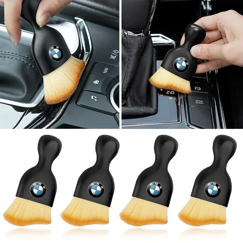 Car Interior Cleaning Brushes Air Outlet Cleaning Center Console Clean Tool Soft Brush For BMW X1 X2 X3 X4 X5 1 2 3 4 5 6 Series