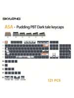 SKYLOONG PBT Pudding Keycaps ASA Profile Dye-Sub Dark Tale Theme Keyboard Accessories Universal for Machenical Keyboard