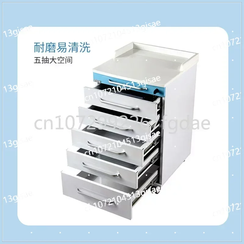 Side Cabinet Dental Clinic Medical Beauty Salon Stainless Steel Storage Multifunctional Combination Cart Work