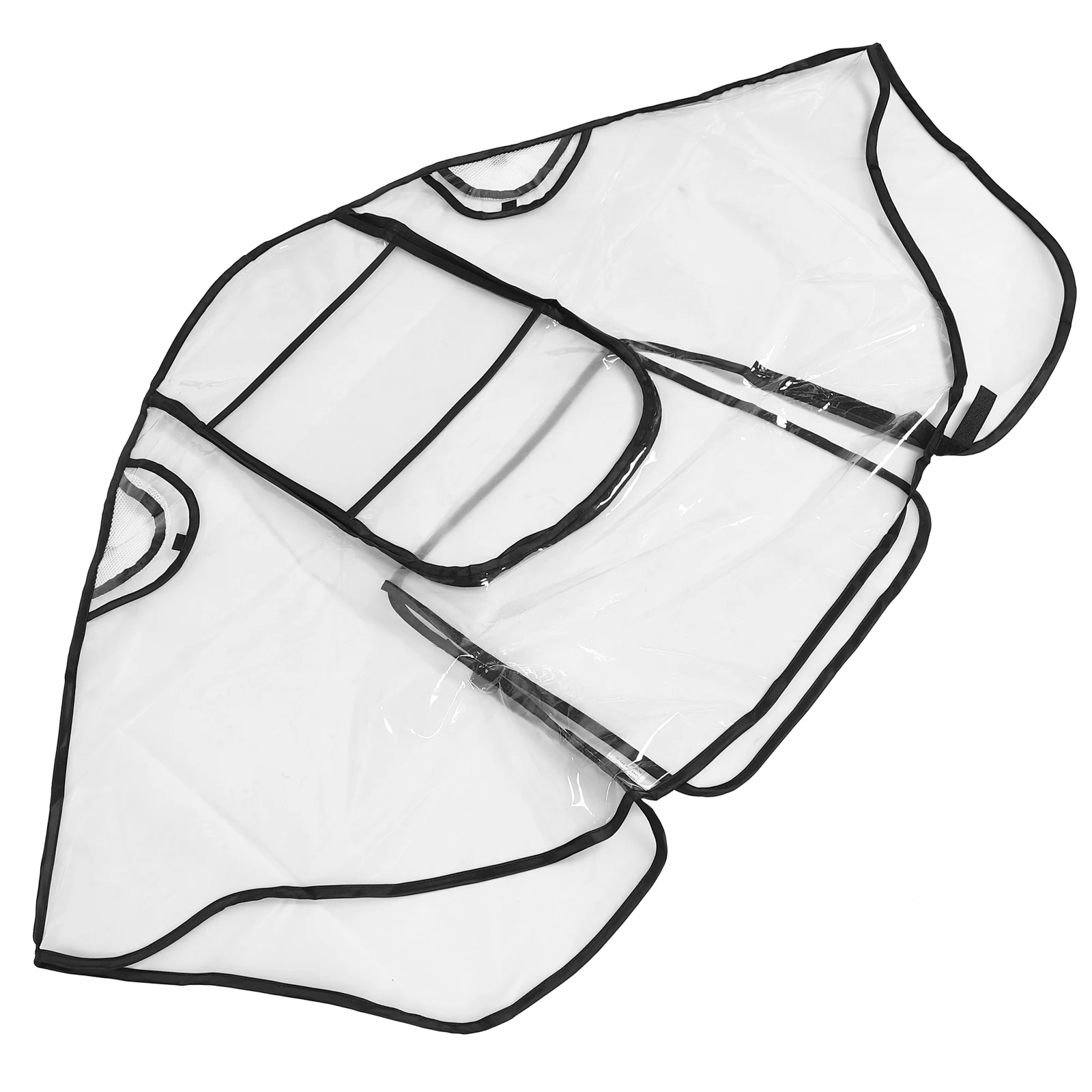 Universal Waterproof Windproof Baby Accessory Wind Protection Clear Visibility Ventilation Breathable Design Secure Attachment